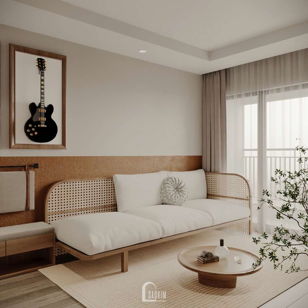 Thiết Kế Chung Cư Le Grand Jardin Phong Cách Japandi Đậm Nét Yên Bình & Tinh Tế